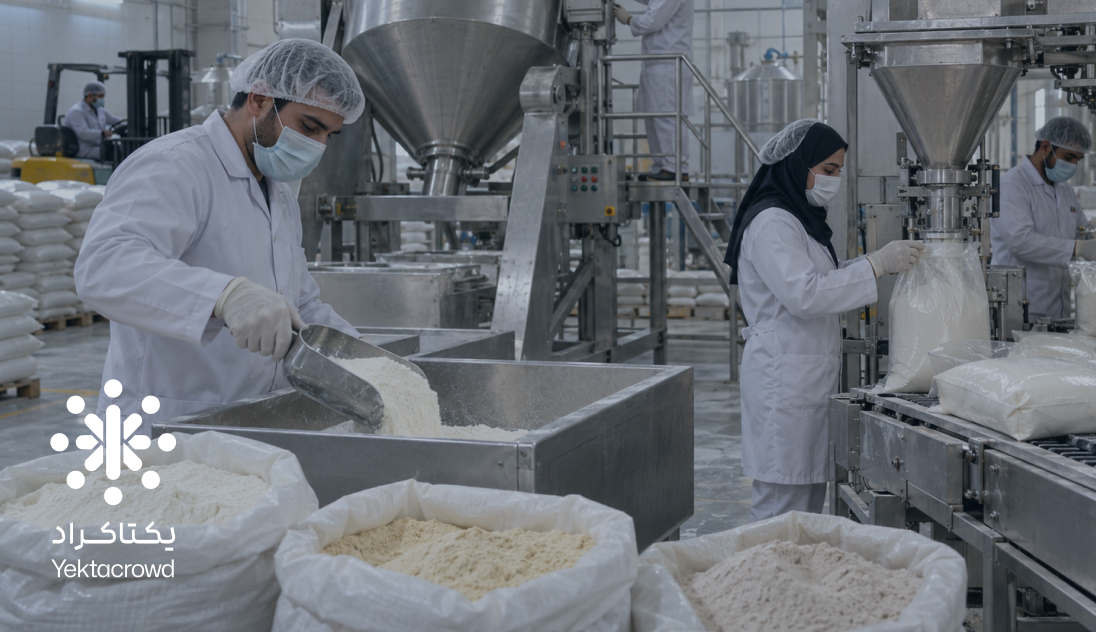 تأمین سرمایه در گردش جهت عرضه پودر پریمیکس